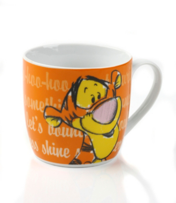 DISNEY Winnie the Pooh 12oz Squat Mug - Tigger, Orange
