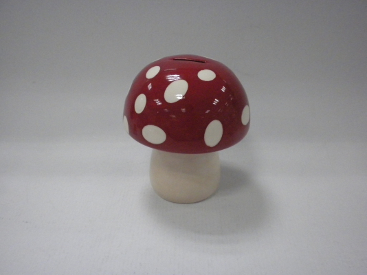 ASDA Toadstool Money Bank, Red 1113660