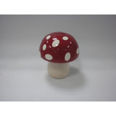 Toadstool Money Bank, Red 1113660