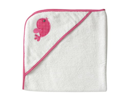 Little Angels Little Chickie Hooded Towel, Pink