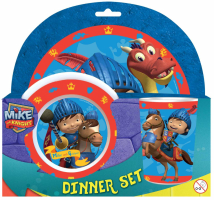 Mike The Knight Dinner Set, Blue MTKDSET