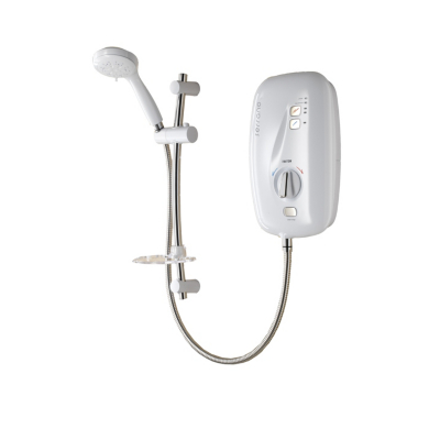 Serrano 9.5KW Electric Shower, White