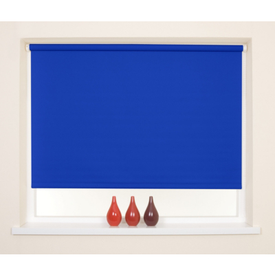 Blue Blackout Thermal Roller Blind - 90x160,