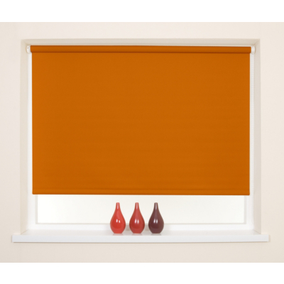 Homestyle Burnt Orange Blackout Thermal Roller Blind -