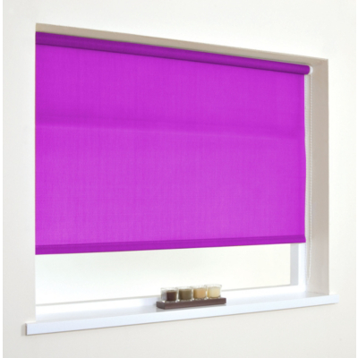 Fuchsia Straight Edge Roller Blind - 150x160,