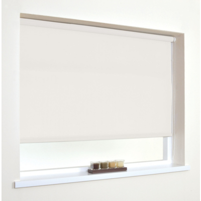 Homestyle White Straight Edge Roller Blind - 180x160,