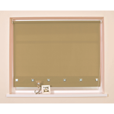 Homestyle Cappuccino Square Eyelet Roller Blind - 60x160,