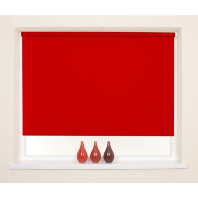 Red Blackout Thermal Roller Blind - 120x160cm,