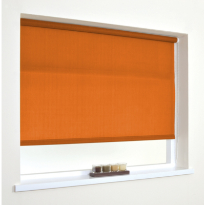 Homestyle Burnt Orange Straight Edge Roller Blind -