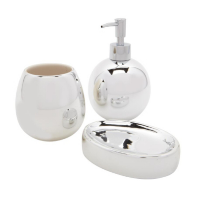 ASDA Mirrored Ceramic Soap Dish, Chrome EB023HEN