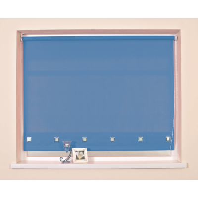 Wedgewood Square Eyelet Roller Blind - 60x160cm,