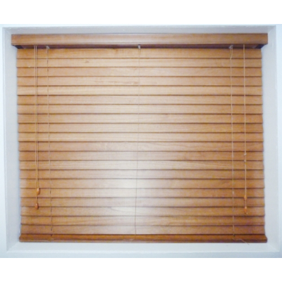 Teak Wood Venetian Blinds 35mm Dia - 60x150cm,