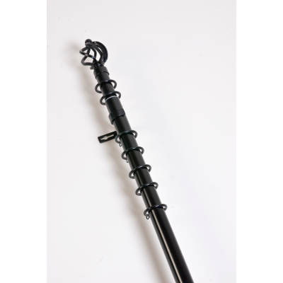 Nickel Cage Finial Curtain Pole -