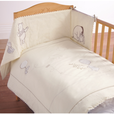 Disney Winnie The Pooh 2 Piece Cot Set, Cream