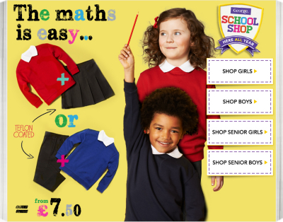 Quality Schoolwear from George Asda