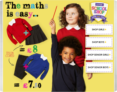 Quality Schoolwear from George Asda