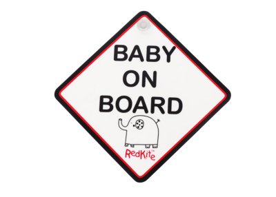Red Kite Baby On Board Sign