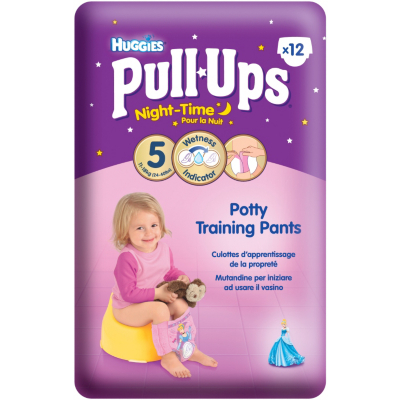 Huggies Pull Ups Nappies Large Girl Night time