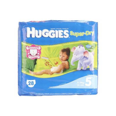 Huggies SuperDry Nappies Size 5 Carry Pack