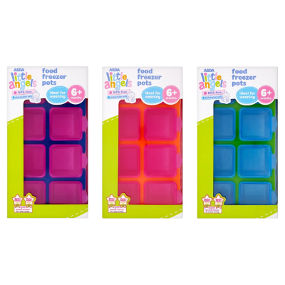 ASDA Little Angels Food freezer Pots