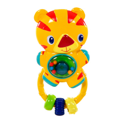 Bright Starts Lights - Tiger Action Rattle,