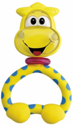 Chicco Teething Rattle Giraffe Toy, Yellow