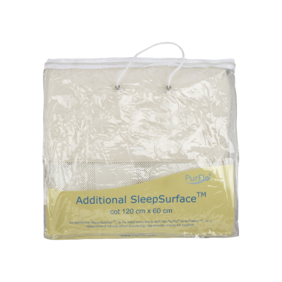PurFlo Additional Cot Mattress SleepSurface 120 x 60cms