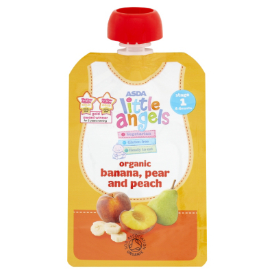 ASDA Little Angels Banana Pear and Peach Fruit Pot