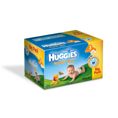 Huggies SuperDry Nappies Size 3 Big Pack 87