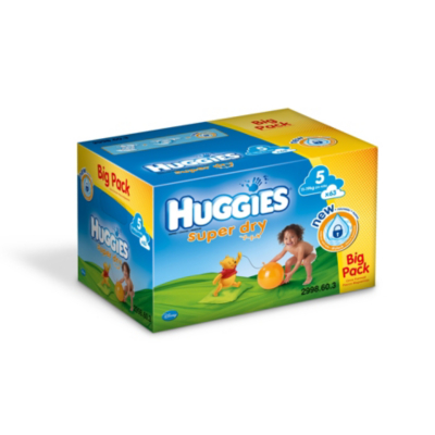Huggies SuperDry Nappies Size 5 Big Pack 63