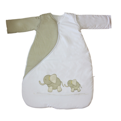 PurFlo Sleepsac with Embroidered Elephants 1 Tog 0-3 Months