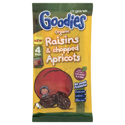 Organix Goodies Raisins and Apricots