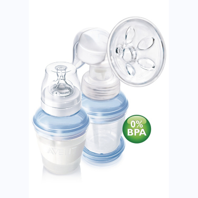Philips AVENT Manual Breast Pump with Via Cups