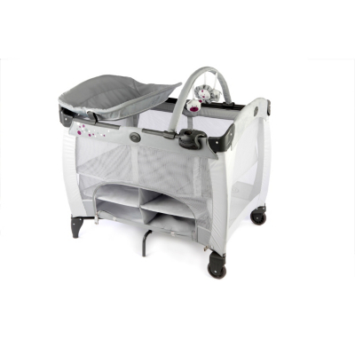 Contour Storage Travel Cot - Graffix,