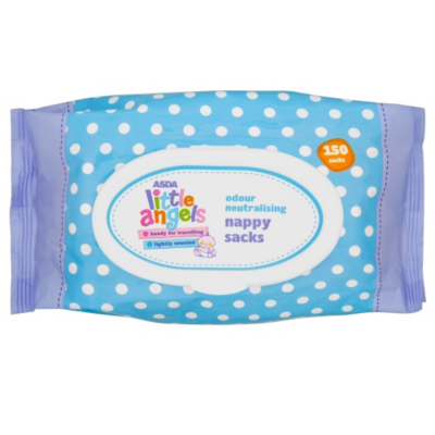 ASDA Little Angles Nappy Sacks - 150