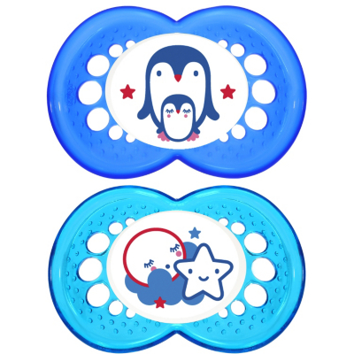 Mam Night 6 Months Soother 2 Pack