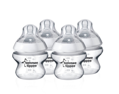 tommee tippee closer to nature Easivent Bottles 150ml x4