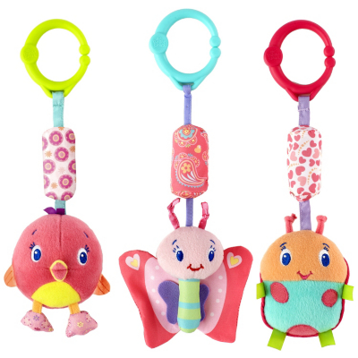 Bright Starts Chime Along Pink Clip and Go