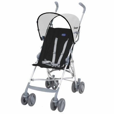 Chicco Snappy Black Baby Stroller, Black Picture
