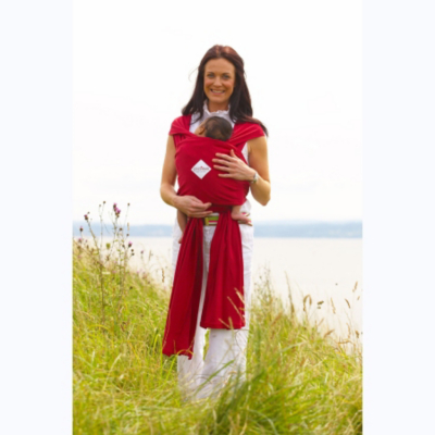 Close Sling Baby Carrier Red