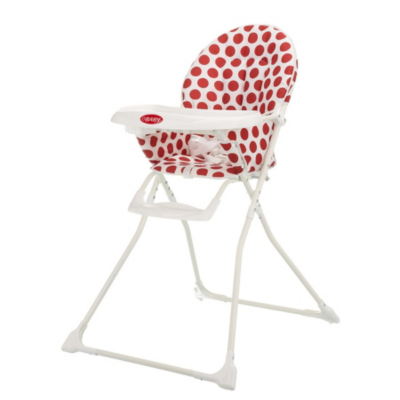 Obaby Muchy Highchair - Dotty Red 60OB0505