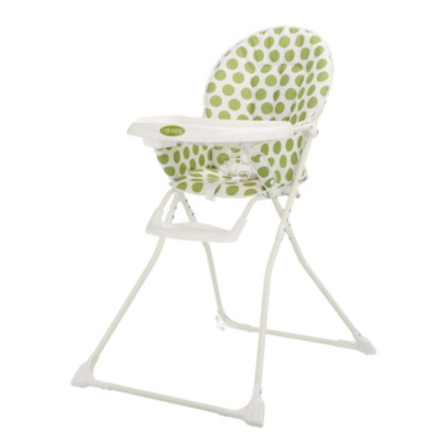 Obaby Muchy Highchair - Dotty Lime 60OB0504