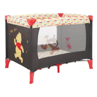 O Baby Disney OBaby Disney Winnie the Pooh Travel Cot-Grey R4586