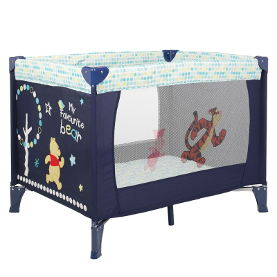 O Baby Disney OBaby Disney Winnie the Pooh Travel Cot-Navy R4585