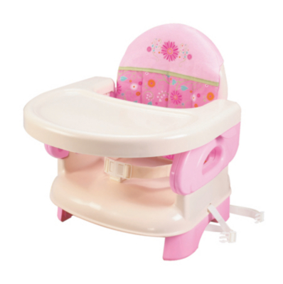 Deluxe Comfort Folding Booster Seat Pink Happiness