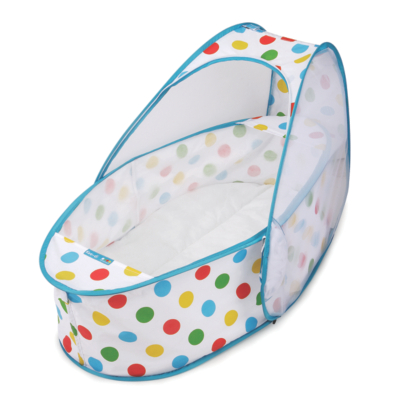 Koodi Bassinette Blue Polka