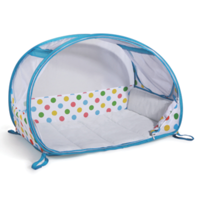 Koodi Bubble Cot Blue Polka