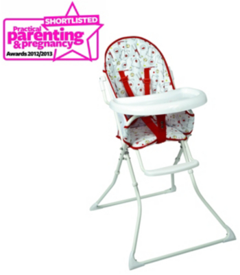 Red Kite Feed Me Highchair Hello Ernest Unisex,