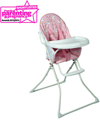 Red Kite Highchair - Hello Ernest Pink, Pink