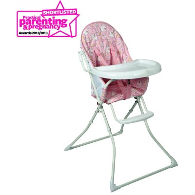 Red Kite Highchair Hello Ernest Pink, Pink FMHEPK